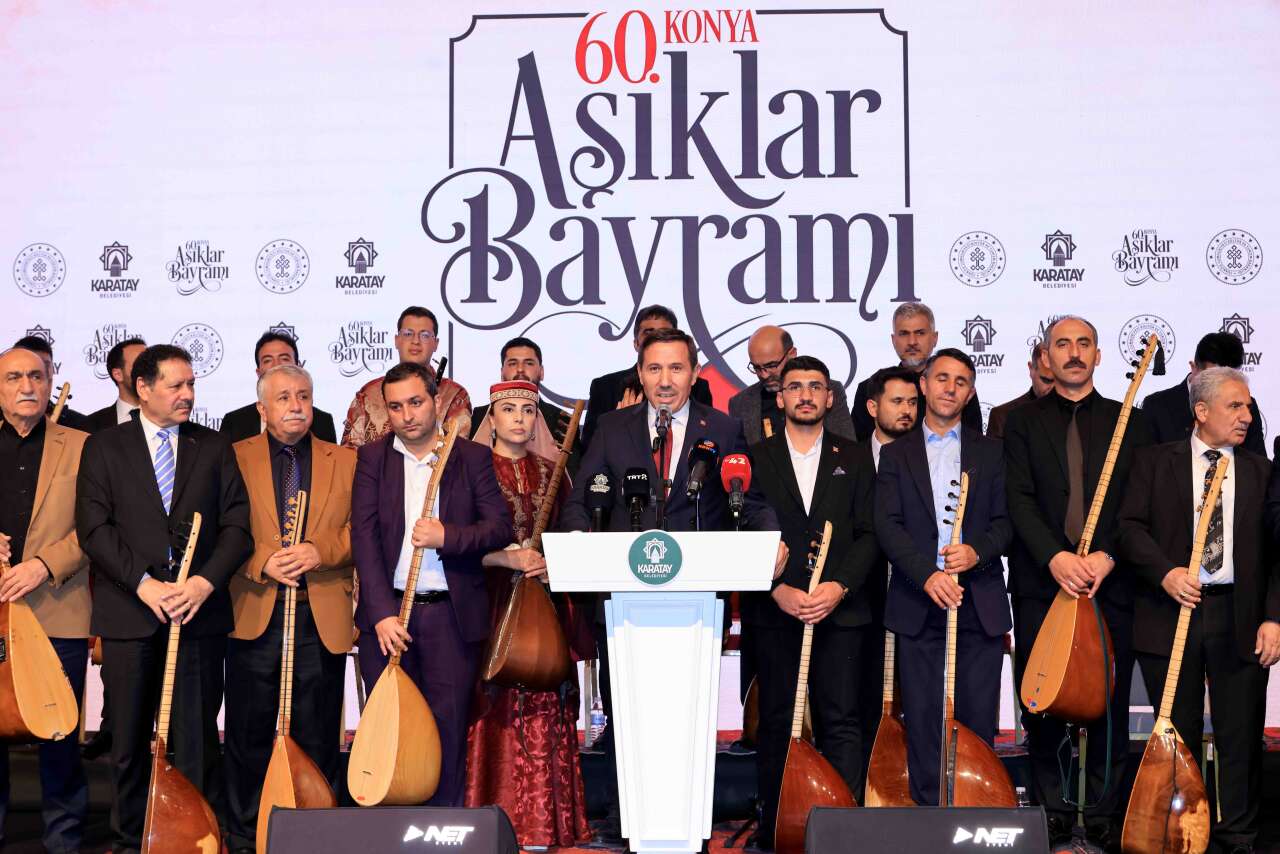 Konya’da 60. Âşıklar Bayramı’nda usta ozanlara büyük vefa 5